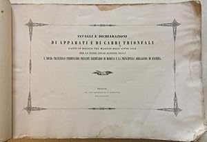 Intagli e dichiarazioni di apparati e di carri trionfali fatti in Reggio nel maggio dell'anno 184...