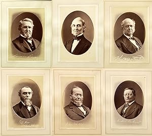 Six Albumen Photos of Prominent Cincinnati Men from the Book "Cincinnati Past and Present"