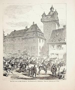 FULDA, Michaelskirche, Hessen, Ansicht ca. 1870