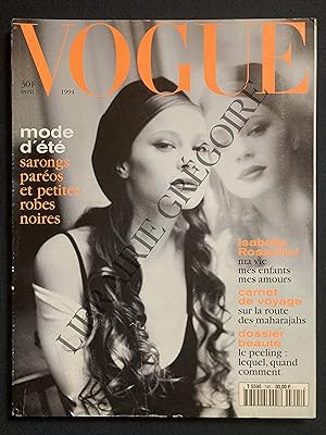 VOGUE PARIS-N°745-AVRIL 1994