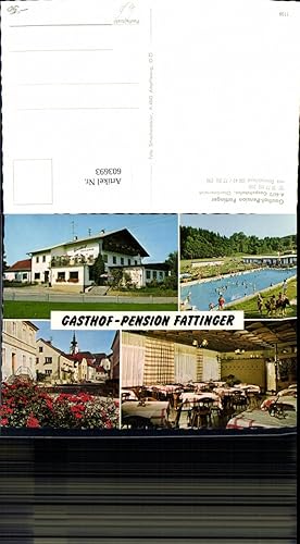 603693,Mehrbild Ak Gaspoltshofen Gasthof Pension Fattinger Schwimmbad