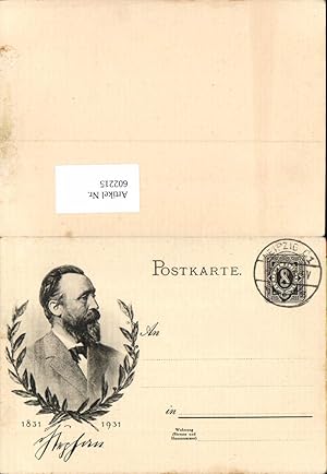 Immagine del venditore per 602215,Ganzsache Heinrich v. Stephan Erfinder der Postkarte Stp. Leipzig venduto da Versandhandel Lehenbauer