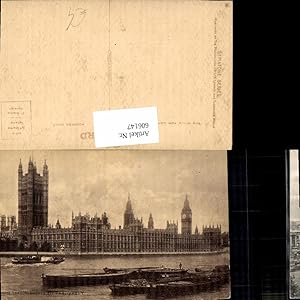 Bild des Verkufers fr 606147,London Houses of Parliament Schiffe Dampfer Great Britain zum Verkauf von Versandhandel Lehenbauer