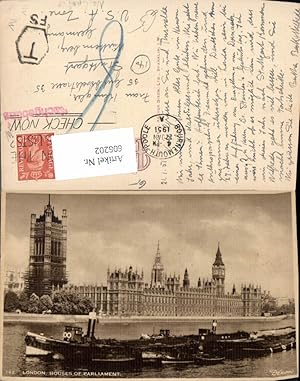 Bild des Verkufers fr 606202,London Houses of Parliament Schiffe Dampfer Great Britain zum Verkauf von Versandhandel Lehenbauer
