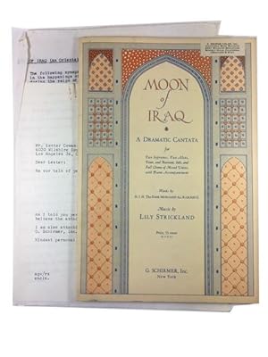 Moon of Iraq: A Dramatic Cantata for Two Sopranos, Two Altos, Tenor, and Baritone, Soli, and Full...