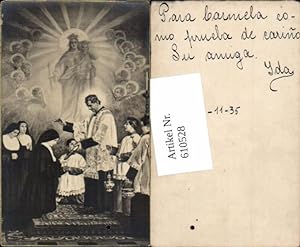 Bild des Verkufers fr 610528,Andachtsbild Heiligenbildchen Pfarrer Priester Nonne zum Verkauf von Versandhandel Lehenbauer