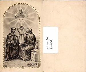 Bild des Verkufers fr 610532,Andachtsbild Heiligenbildchen Josef Maria Jesus Gott zum Verkauf von Versandhandel Lehenbauer