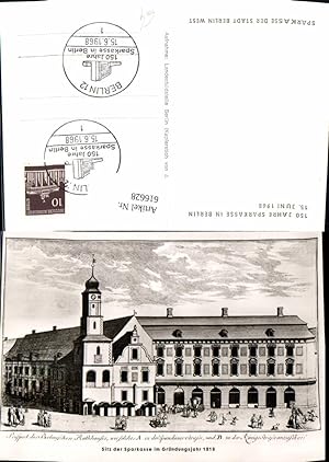 Bild des Verkufers fr 616628,Berlin 150 Jahre Sparkasse Knigstrae zum Verkauf von Versandhandel Lehenbauer