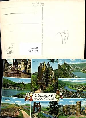 Bild des Verkufers fr 616972,Mehrbild Ak Romantik a. d. Mosel Burg Eltz Cochem Trier Beilstein zum Verkauf von Versandhandel Lehenbauer