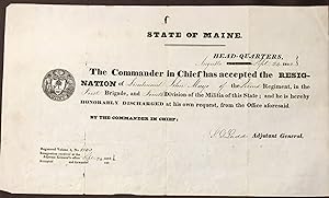 State of Maine [Honorable Discharge]