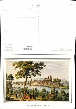 Bild des Verkufers fr 619434,Knstler Ak Solothurn um 1840 zum Verkauf von Versandhandel Lehenbauer