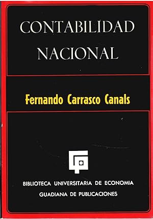 Image du vendeur pour CONTABILIDAD NACIONAL mis en vente par Librera Dilogo