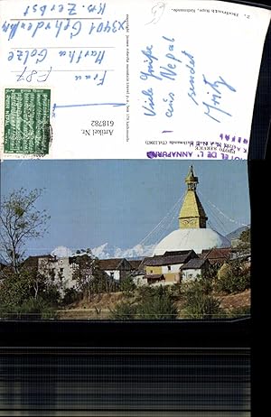 Bild des Verkufers fr 618782,Kathmandu Bodnath Stupa Tempel Nepal zum Verkauf von Versandhandel Lehenbauer