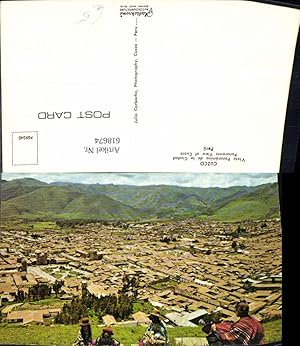 618674,Cuzco Vista Panoramica de la Ciudad Peru Ureinwohner Volkstypen