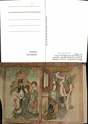 Bild des Verkufers fr 620043,Oltingen Kirche St Nikolaus Teilansicht Marienlegenden zum Verkauf von Versandhandel Lehenbauer