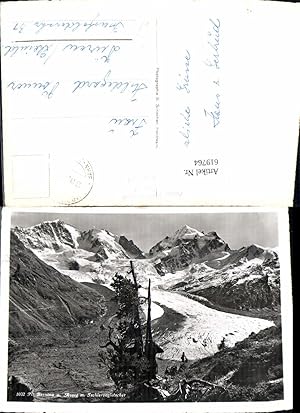 Seller image for 619764,Samaden Piz Bernina u. Roseg m. Tschiervagletscher Gletscher for sale by Versandhandel Lehenbauer