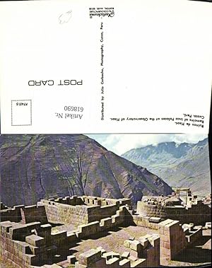 618690,Cuzco Peru Ruinas de Pisac Inca Palaces
