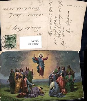 Bild des Verkufers fr 622791,Knstler Ak Jesus m. Apostel Maria Gesegnete Ostern Religion zum Verkauf von Versandhandel Lehenbauer