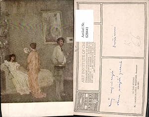 Bild des Verkufers fr 628441,Knstler Ak James McNeill Whistler In the studio Maler Knstler Frauen zum Verkauf von Versandhandel Lehenbauer