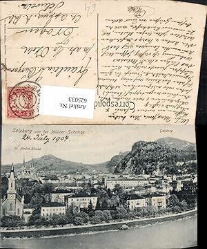 Immagine del venditore per 625033,Salzburg v. d. Mllner-Schanze Gaisberg 1907 venduto da Versandhandel Lehenbauer