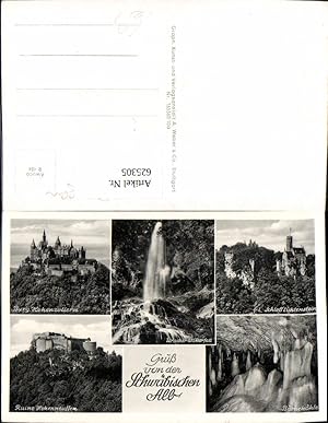 Bild des Verkufers fr 625305,Mehrbild Ak Schwbischen Alb Burg Hohenzollern Schloss Lichtenstein Brenhhle zum Verkauf von Versandhandel Lehenbauer