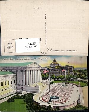 Seller image for 629749,Supreme Court and Library of Congress Washington D.C. for sale by Versandhandel Lehenbauer