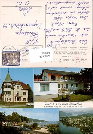 Bild des Verkufers fr 633669,Mehrbild Ak Krumpendorf a. Wrthersee Seeblick Pension Carinthia zum Verkauf von Versandhandel Lehenbauer