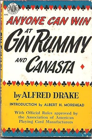 Seller image for Anyone can win at Gin Rummy and Canasta for sale by Rokewood Books