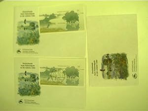 Komplettes Briefmarken-Set: Nationalpark "Unteres Odertal" (Erstausgabe 12.06. 2003, sieben Teile...