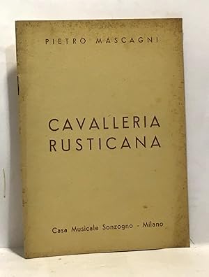 Imagen del vendedor de Cavalleria Rusticana a la venta por crealivres