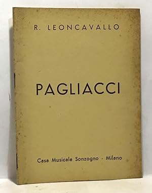 Image du vendeur pour Pagliacci mis en vente par crealivres