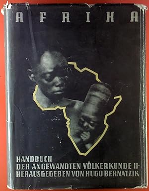 Imagen del vendedor de AFRIKA. Handbuch der angewandten Vlkerkunde. ZWEITER BAND a la venta por biblion2