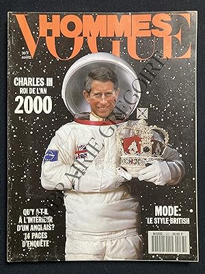 VOGUE HOMMES-N°137-MARS 1991-CHARLES D'ANGLETERRE