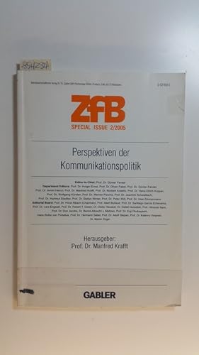 Bild des Verkufers fr Perspektiven der Kommunikationspolitik zum Verkauf von Gebrauchtbcherlogistik  H.J. Lauterbach