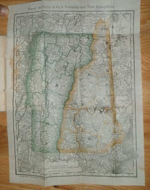 Indexed map of New Hampshire and Vermont.