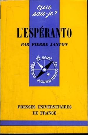 Immagine del venditore per Que sais-je? N 1511 L'espranto venduto da Le-Livre