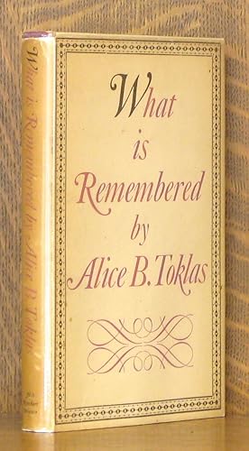 Seller image for WHAT IS REMEMBERED for sale by Andre Strong Bookseller