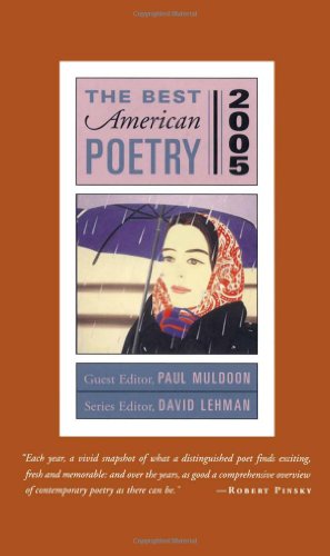 Bild des Verkufers fr The Best American Poetry 2005: Series Editor David Lehman [Hardcover ] zum Verkauf von booksXpress