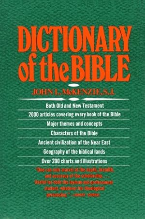 Immagine del venditore per Dictionary Of The Bible by Mckenzie, John L. [Paperback ] venduto da booksXpress