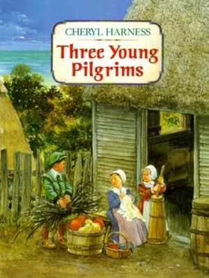 Imagen del vendedor de Three Young Pilgrims by Harness, Cheryl [Hardcover ] a la venta por booksXpress