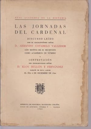 Imagen del vendedor de LAS JORNADAS DEL CARDENAL a la venta por LIBRERIA TORMOS