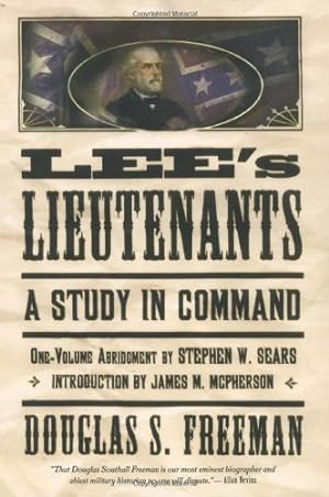 Seller image for Lee's Lieutenants: A Study in Command by Douglas Southall Freeman [Paperback ] for sale by booksXpress