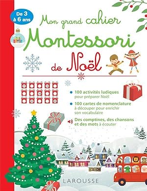 mon grand cahier Montessori de Noël