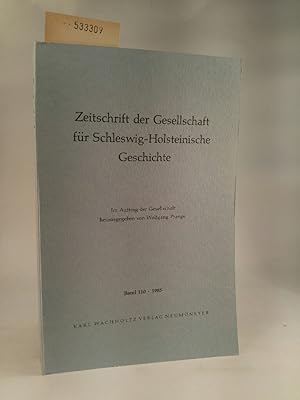 Seller image for Zeitschrift der Gesellschaft für Schleswig-Holsteinische Geschichte, Bd. 110 for sale by ANTIQUARIAT Franke BRUDDENBOOKS