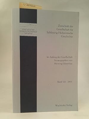 Seller image for Zeitschrift der Gesellschaft fr Schleswig-Holsteinische Geschichte Bd, 126 for sale by ANTIQUARIAT Franke BRUDDENBOOKS