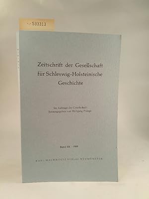 Bild des Verkufers fr Zeitschrift der Gesellschaft fr Schleswig-Holsteinische Geschichte, Bd. 114 zum Verkauf von ANTIQUARIAT Franke BRUDDENBOOKS