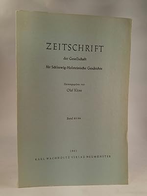 Seller image for Zeitschrift der Gesellschaft fr schleswig-holsteinische Geschichte, Bd. 85 / 86 for sale by ANTIQUARIAT Franke BRUDDENBOOKS