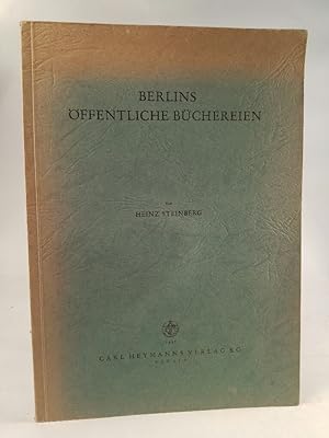 Bild des Verkufers fr Berlins ffentliche Bchereien zum Verkauf von ANTIQUARIAT Franke BRUDDENBOOKS