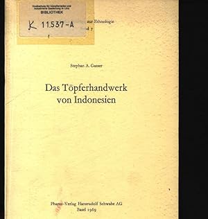 Imagen del vendedor de Das Tpferhandwerk von Indonesien a la venta por Antiquariat Bookfarm