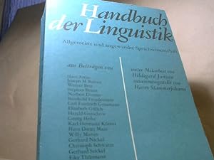 Immagine del venditore per Handbuch der Linguistik. Allgemeine und angewandte Sprachwissenschaft venduto da BuchKaffee Vividus e.K.